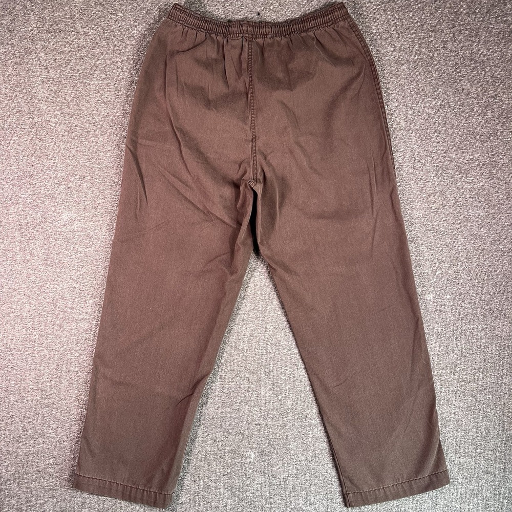 Hasting & Smith Pants Womens Sz S Brown Pull On Drawstring Pockets, Fits 29x26.5
